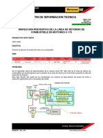 Bitm2276 Inspeccion Preventiva de La Linea de Retorno de Combustible en Motores C-175