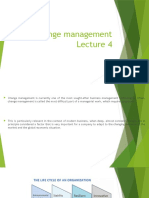 Change Management Lecture 4