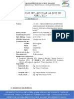 Informe Situacional Al Mes de Setiembre