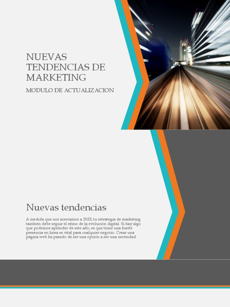 Tendencias de Marketing 2023: Innovaciones | PDF | Posicionamiento en ...