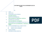 Estructura de Informe de Laboratorio de Física