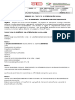 Pasos para Realizar La Intervencion Sociologíca