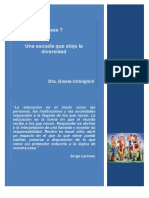 Clase 7. Una Escuela Que Aloje La Diversidad. Dra. Gisela Untoiglich