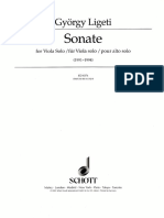 Ligeti - Viola Sonata (1994) [Vla]