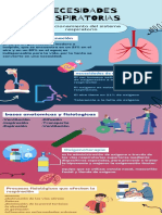 Infografía Salud y Bienestar Medicina Ilustrada Azul y Naranja