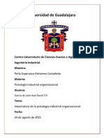 La Importancia de La Psicología Industrial Organizacional