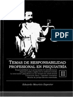 Espector - Temas de Responsabilidad Profesional en Psiquiatria - T II