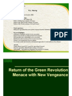 Green Revolution menace returns with a vengeance