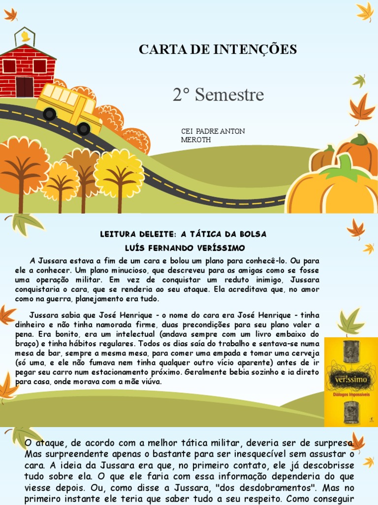 Formação Carta de Intenções | PDF | Aprendizado | Intenção