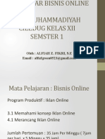 Bahan Ajar Bisnis Online