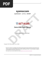 Osmo GSM Tester Manual