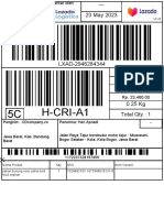 H-Cri-A1 5C: Pengirim: Cdcompany - Co Penerima: Heri Apriadi