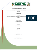 Articulo Técnico de Requerimientos Nutricionales en Bovinos - Gabriela Quishpe