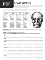 Dead Word Activity-3