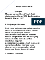 Perlawanan Rakyat Tanah Batak