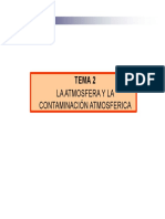 T2 La Contaminación Atmosferica Presentación