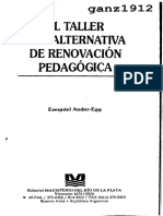 ANDER-EGG, E. - El Taller, Una Alternativa de Renovación Pedagógica (OCR) (Por Ganz1912)