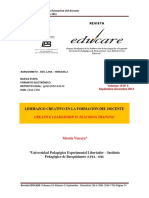 Liderazgo Creativo en La Formación Del Docente Resaltado