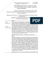 Cultivation White Shrimp (Litopenaeus Vannamei) With Intensive System To Growth Rate, Survival Rate, and Feed Conversion Ratio