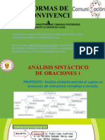 Analisis Sintactico de Oraciones I