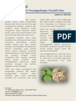 Leaflet No. 005/2021: Hydrophila Penyebab Penyakit Bercak