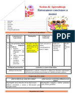3° Sesión Día 5 Art Entonamos Canciones A Mamá Unidad 3 Semana 1