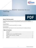 Infineon-ApplicationNote MOSFET CoolMOS Primary Side MOSFET Selection For LLC-AN-v01 00-EN