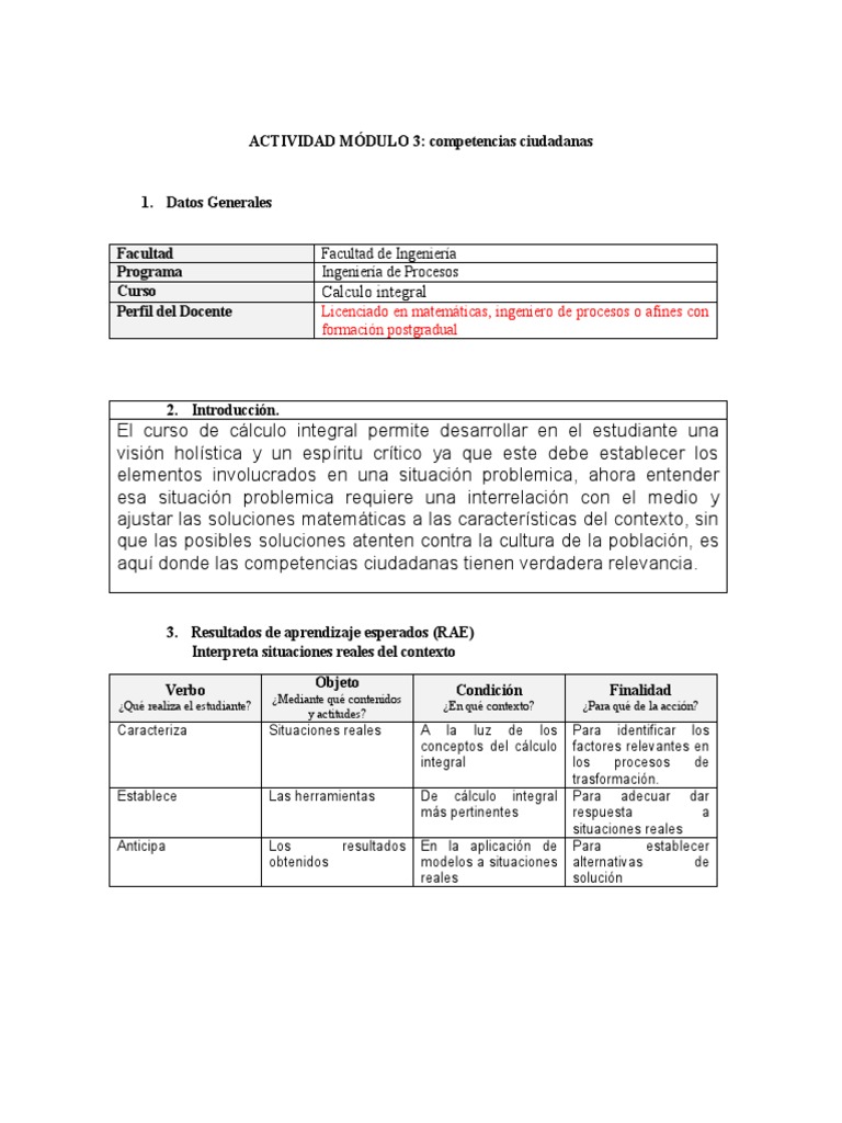 Actividad Módulo 3 Mod Pdf Integral Algoritmos
