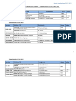 Planning Des Evaluations & Rattrapage Semeste1 Du 22 Au 27 Mai 2023