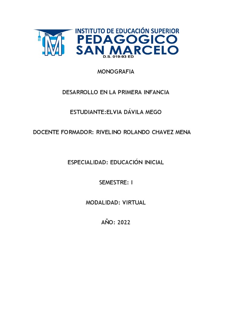 Desarrollo de La Primera Infancia | PDF | Infancia | Neurona
