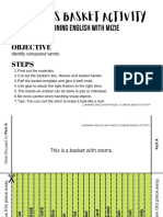 Flowers Basket Activity