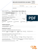 RE-065A Formulario Inscripción - Club Amigo