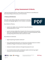 Ielts Speaking Key Assessment Criteria