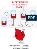 Hukum Transfusi Darah Menurut Islam