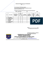 Formulir Permintaan Alat Kontrasepsi