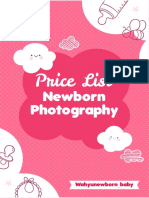 Price List Newborn 2023 Wahyu Newborn - Revisi