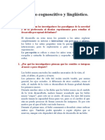 EXAMEN Desarrollo Cognoscitivo y Lingüístico