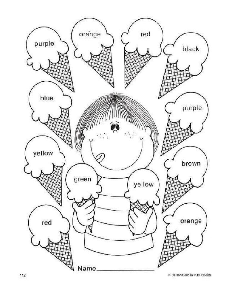 Los colores en ingles pdf