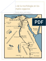 El Desarrollo de La Morfología en Los Templos Egipcios