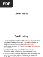 Unit 4 - Credit Rating