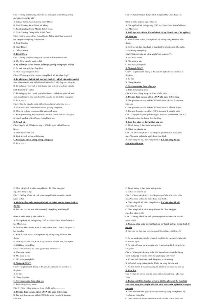 Trac Nghiem | PDF