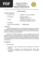 Project Proposal - Plumbing - Lab Tools and Equipment