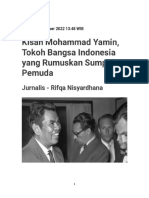 Peran Mohammad Yamin Dalam Kemerdekaan Indonesia