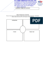 Science 10 Activity W2 - 3