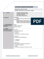 Formato de Plan para Elaborar Monografía