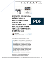 MEDIÇÃO DE ENERGIA ELÉTRICA PARA FATURAMENTO EM UNIDADES CONSUMIDORAS COM FORNECIMENTO EM TENSÃO PRIMÁRIA DE DISTRIBUIÇÃO - LinkedIn