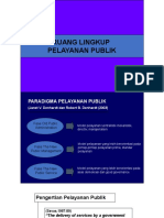 Ruang Lingkup Pelayanan Publik