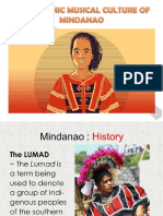 Non Islamic Musical Culture of MINDANAO