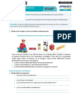 Ficha 1 Sesión 1 Exp 1 Matemática 5to Grado - Sem 31