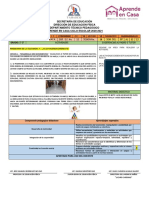 Plan Aprende en Casa 2 Primero y Segundo Semana Del 07 Al 11 de Diciembre